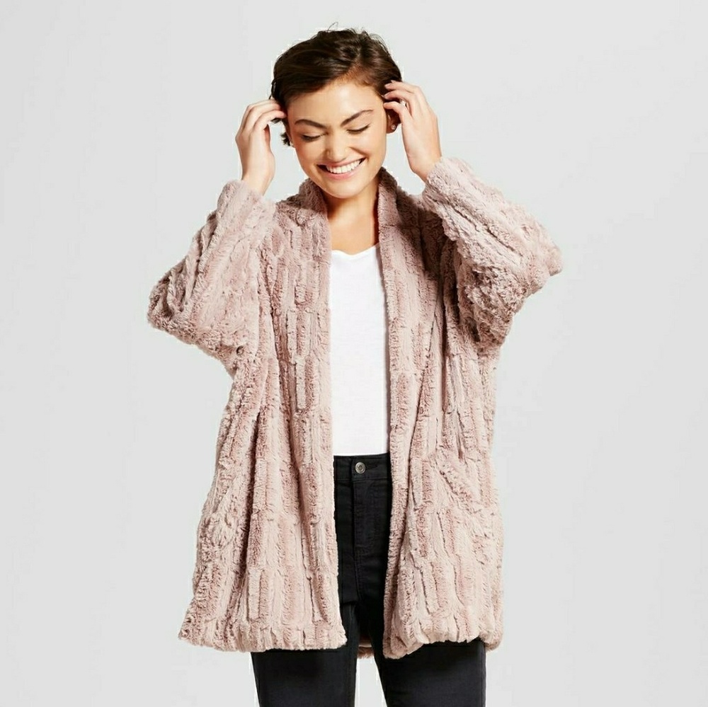 Women's Textured Faux Coat